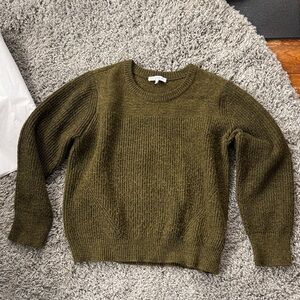 Current Air Forest Green Crew Neck Sweater